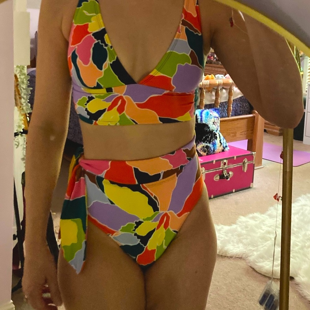 Colorful Anne Cole set